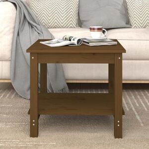 Coffee Table Honey Brown 50x50x45 cm Solid Wood Pine - Royalton