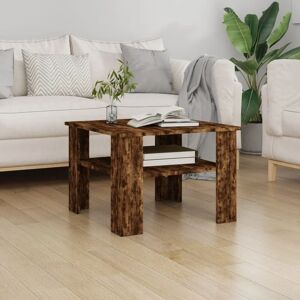 Royalton - Coffee Table Smoked Oak 60x60x42 cm Engineered Wood