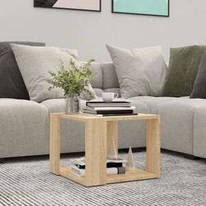 Coffee Table Sonoma Oak 40x40x30 cm Engineered Wood - Royalton