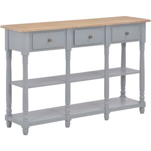 Console Table Grey 120x30x76 cm mdf - Royalton