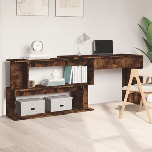 BERKFIELD HOME Royalton Corner Desk Smoked Oak 200x50x76 cm Engineered Wood