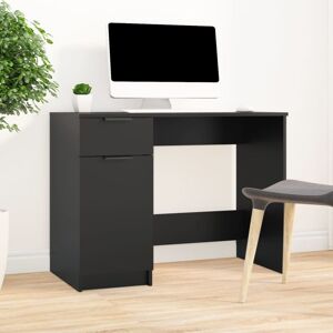 Berkfield Home - Royalton Desk Black 100x50x75 cm Engineered Wood