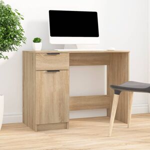 Berkfield Home - Royalton Desk Sonoma Oak 100x50x75 cm Engineered Wood