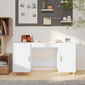 Berkfield Home - Royalton Desk White 140x50x75 cm Engineered Wood