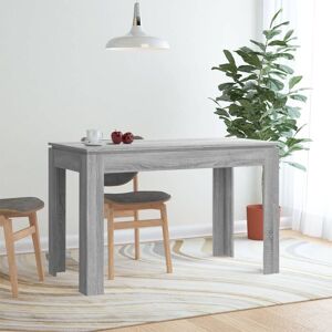 Dining Table Grey Sonoma 120x60x76 cm Engineered Wood - Royalton