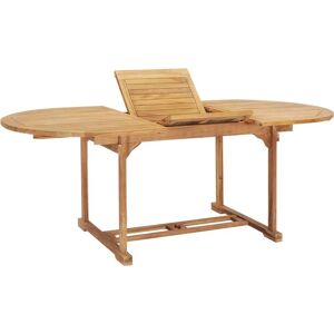 Royalton Extending Garden Table 150-200x100x75 cm Solid Teak Wood