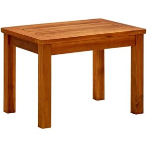 Garden Coffee Table 50x35x36 cm Solid Acacia Wood - Royalton