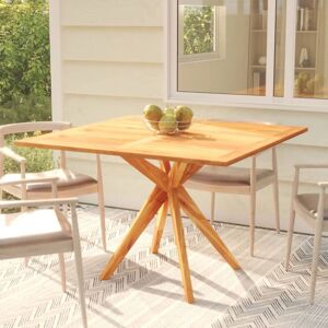 Garden Table 110x110x75 cm Solid Wood Acacia - Royalton