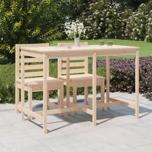 Garden Table 159.5x82.5x110 cm Solid Wood Pine - Royalton