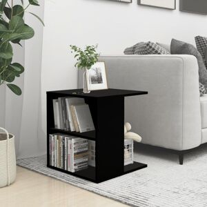 Side Table Black 45x45x48 cm Engineered Wood - Royalton