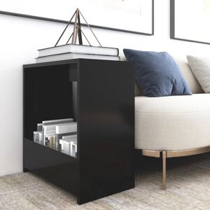 Side Table Black 50x26x50 cm Engineered Wood - Royalton