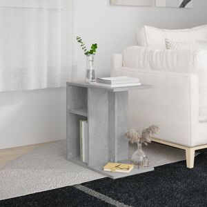 Side Table Concrete Grey 50x30x50 cm Engineered Wood - Royalton