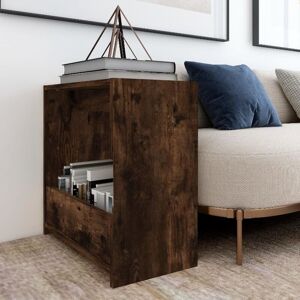 Side Table Smoked Oak 50x26x50 cm Engineered Wood - Royalton