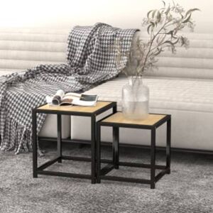 Tea Tables 2 pcs mdf Sonoma Oak - Royalton