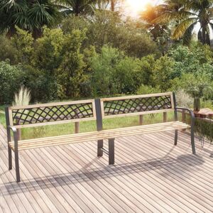 Berkfield Home - Royalton Twin Garden Bench 238 cm Chinese Fir Wood