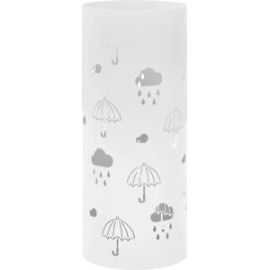 Berkfield Home - Royalton Umbrella Stand Umbrellas Steel White