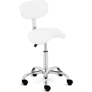 Physa - Saddle Chair Office Chair Salon Chair Swivel Chair 150kg 60-80cm hamburg white