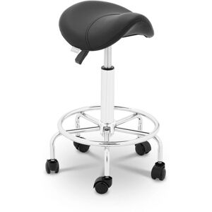 Physa - Saddle Stool Swivel Salon Saddle Chair Salon Stool Frankfurt Black 150kg