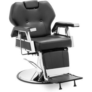 PHYSA Salon Chair with footrest - 59 - 69 cm - 150 kg - black Salon chair Barber chair Hairdresser chair