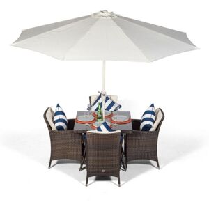 Modern Furniture Direct - savannah square 4 seater dining set