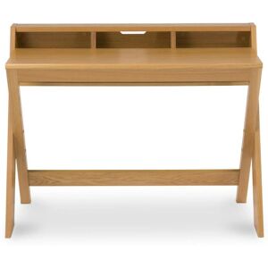 PRIVATEFLOOR Scandinavian style wooden desk Natural wood Solid Oak, Melamine, Wood - Natural wood