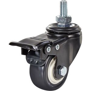 Beliani - Set of 4 Casters for Corner Desk Wheels with Brakes for Destin ii - Black