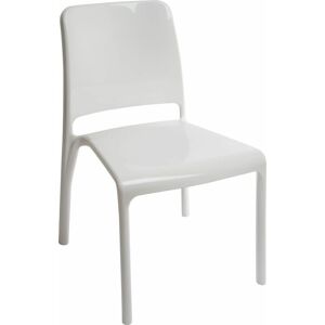 NETFURNITURE Rewan Set Of Four Spanity White Stackable Chairs - White