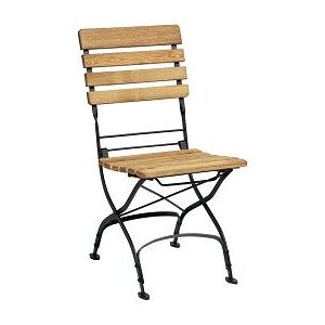 Netfurniture - Sherman Folding Outdoor Side Chair - Brown