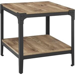 20' Reclaimed Rustic Wood End Side Tables - Set of 2 - Simpa