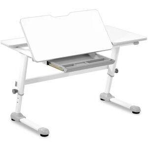 FROMM & STARCK Sit-Stand Desk Height-Adjustable Desk 1200x600 mm Tilting Desktop Drawer Manual