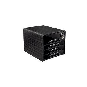 CEP Smoove Secure 4Drawer mod W/Lock Blk