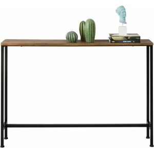 Industrial Console Table Hall Table Side Table End Table Living Room Sofa Table,FSB19-XL-N - Sobuy