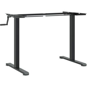 Standing Desk Frame Black (94-135)x60x(70-114) cm Steel Vidaxl Black