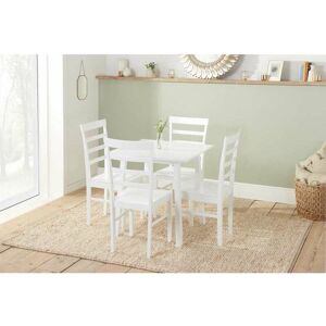 BIRLEA Stonesby Dining Set with 4 Upton Chairs