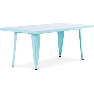 PRIVATEFLOOR Stylix Kid Table 120 cm - Metal Aquamarine Iron - Aquamarine