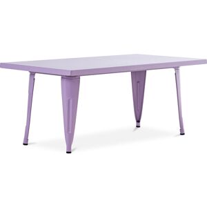 Privatefloor - Stylix Kid Table 120 cm - Metal Purple Iron - Purple