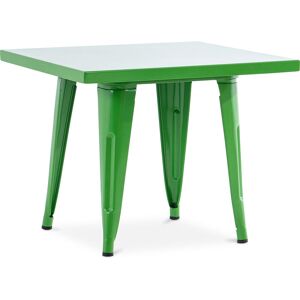 Privatefloor - Stylix Kid Table 60 cm - Metal Green Iron - Green