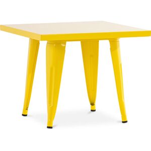 Privatefloor - Stylix Kid Table 60 cm - Metal Yellow Iron - Yellow