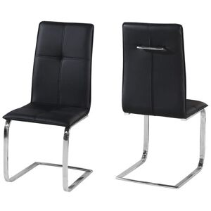 Netfurniture - Supor Chair Black (Pack Of 2) - Black