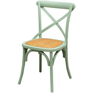 BISCOTTINI Vintage Thonet Chair 88x48x52 cm Rustic Chairs Kitchen Chairs for Dining Chairs Ash Wood Chairs Modern Dining Chair Wooden Chair - antique light blue