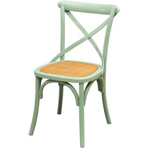 BISCOTTINI Vintage Thonet Chair 88x48x52 cm Rustic Chairs Kitchen Chairs for Dining Chairs Ash Wood Chairs Modern Dining Chair Wooden Chair - antique light blue