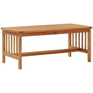 SWEIKO Coffee Table 102x50x43 cm Solid Acacia Wood FF310255UK
