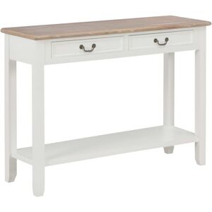 SWEIKO Console Table White 110x35x80 cm Wood VDTD14695