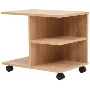 SWEIKO Rolling Shelf 50x35x42 cm Oak VDTD11672