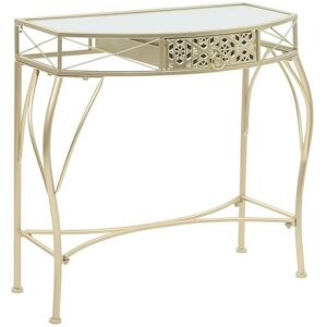 SWEIKO Side Table French Style Metal 82x39x76 cm Gold VDFF11879UK