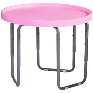 TUFFSPOT Tuff Spot Round Junior Mixing Play Tray 60cm with Height Adjustable Stand - pink - Pink