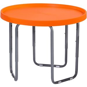 TUFFSPOT Tuff Spot Round Junior Mixing Play Tray 60cm with Height Adjustable Stand - orange - Orange