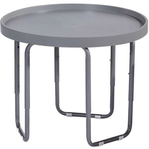 TUFFSPOT Tuff Spot Round Junior Mixing Play Tray 60cm with Height Adjustable Stand - grey - Grey