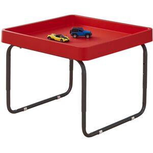 TUFFSPOT Tuff Spot Square Junior Mixing Play Tray 70cm with Height Adjustable Stand - red - Red