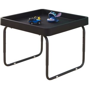 TUFFSPOT Tuff Spot Square Junior Mixing Play Tray 70cm with Height Adjustable Stand - black - Black